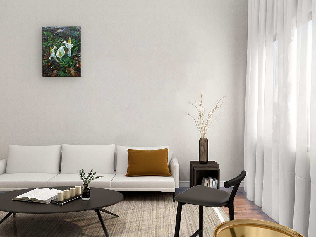 せせらぎ水芭蕉